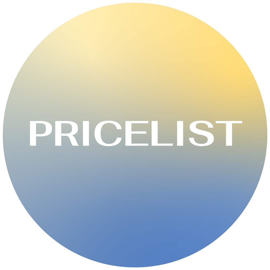 pricelist (price for 3 studios)